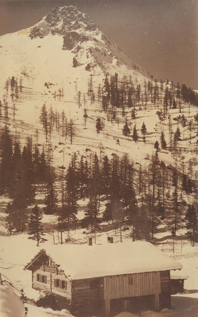 Filzmoosalm mit dem Filzmooshörndl im Hintergrund